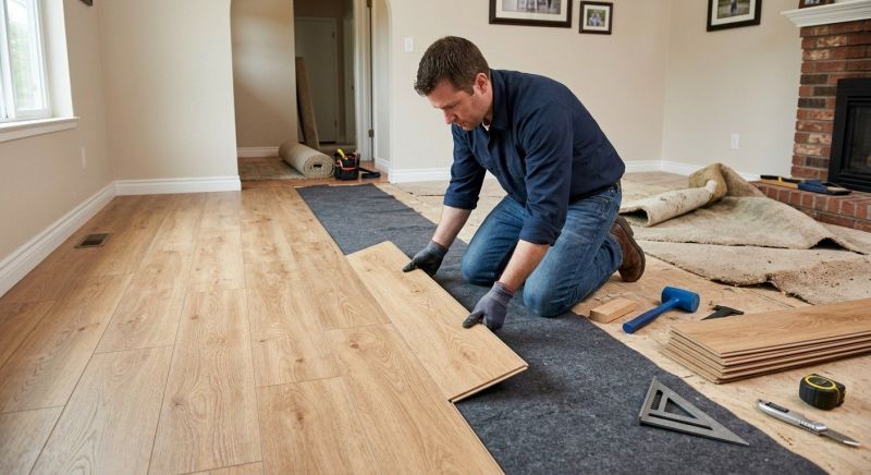 Laminate Floor Remodeling in Bellevue, WA