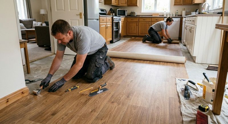 Linoleum Floor Installation in Bellevue, WA