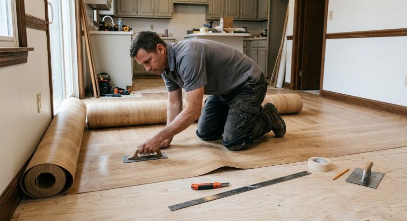 Sheet Flooring Installation in Milton, WA