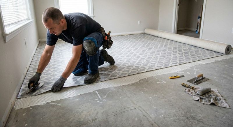 Sheet Linoleum Installation in Kenmore, WA