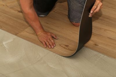Sheet Linoleum Installation in Kingston, WA