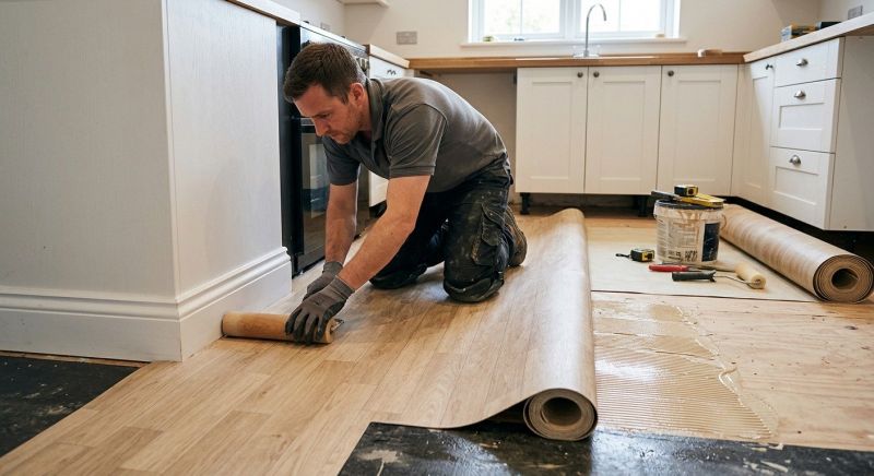 Sheet Linoleum Installation in Snohomish County, WA