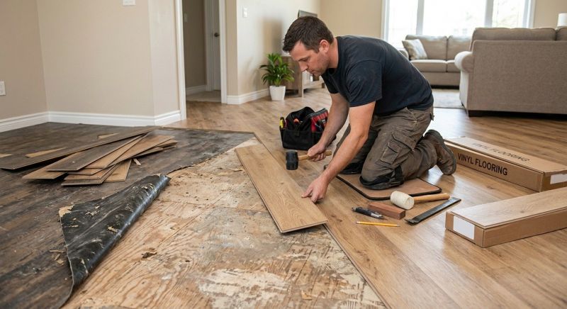 Vinyl Flooring Installation in Kirkland, WA
