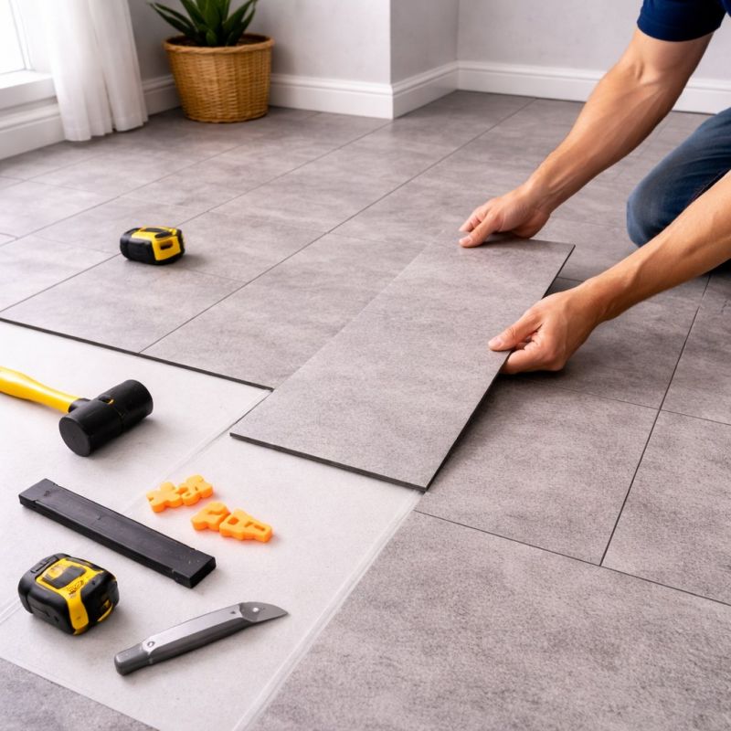 Vinyl Tile Replacement in Bellevue, WA