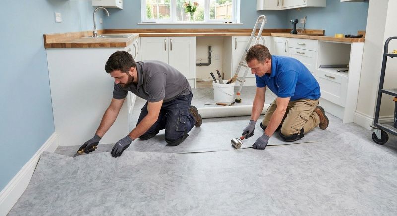 Sheet Linoleum Installation in Mukilteo, WA